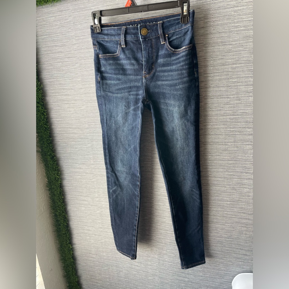 American Eagle Outfitters Dark Blue Skinny Jeans